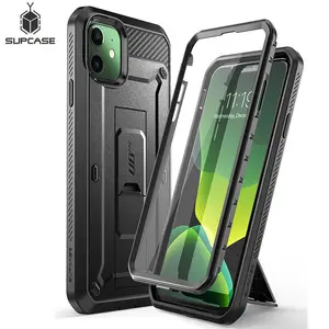 for iphone 11 case 6 1 2019 release supcase ub pro full body rugged holster cover with built in screen protector kickstand free global shipping