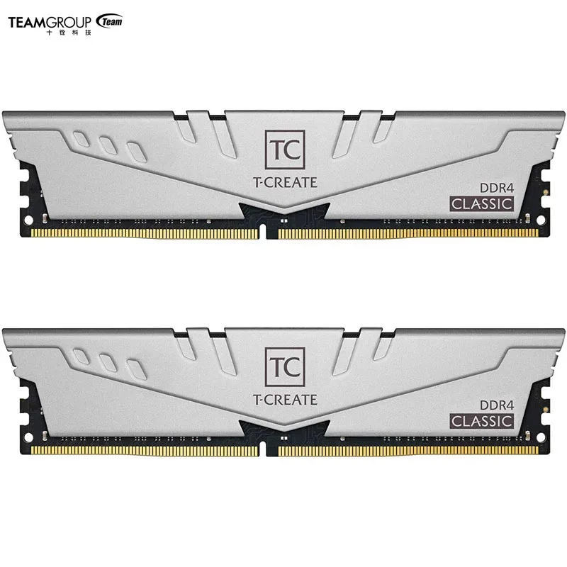 

TEAMGROUP T-Create Classic 10 л DDR4 16 Гб комплект (2x8 ГБ) 3200 МГц (PC4 25600) CL22 модуль оперативной памяти для настольного компьютера