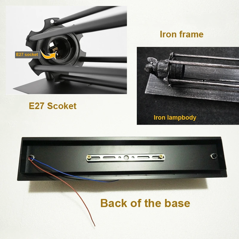 Промышленный 8 Вт Светодиодный светильник винтажный светодиодный настенный
