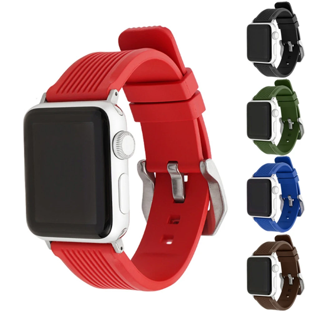 

Ремешок силиконовый для Apple Watch 44 мм 40 мм iwatch 5 4 3 2 1