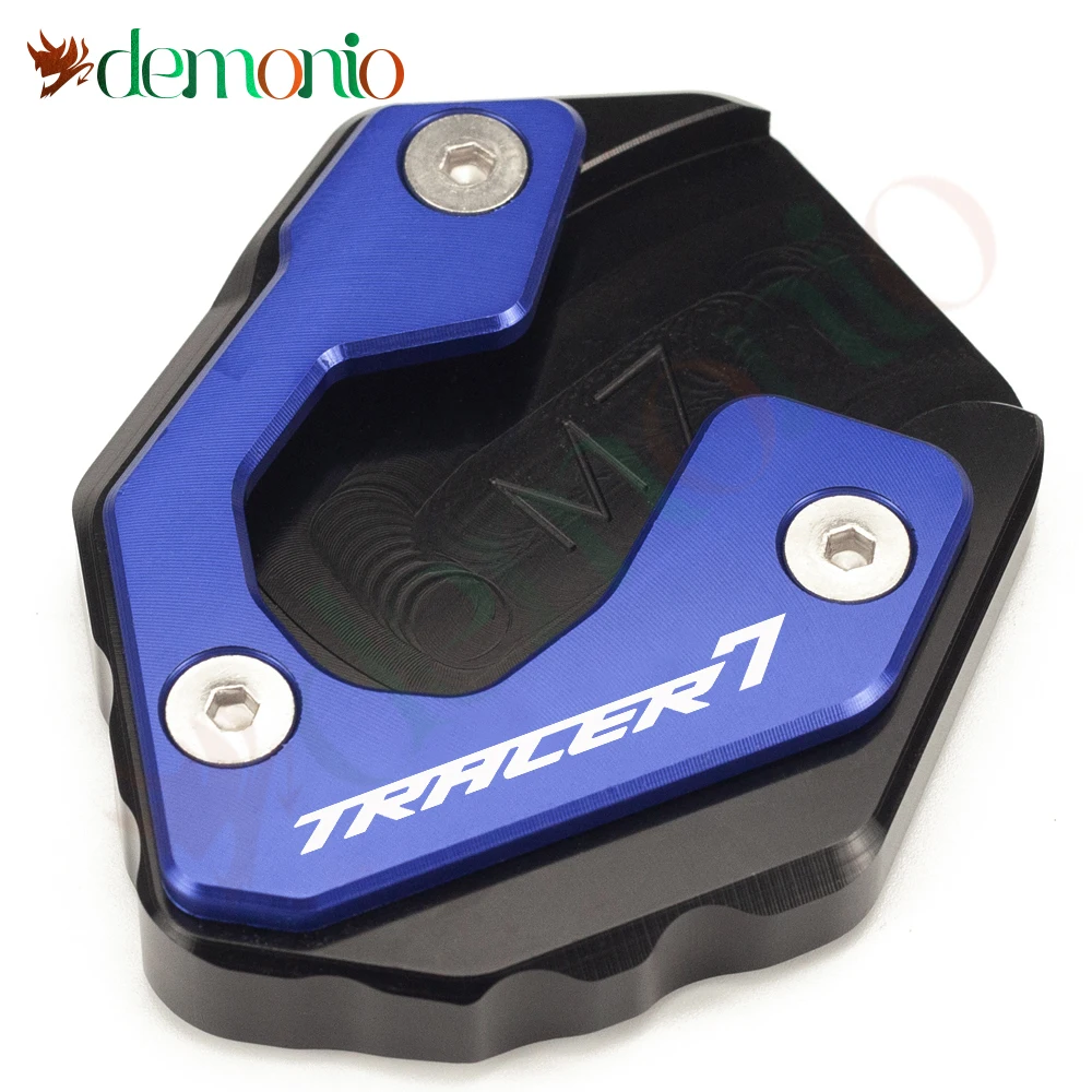 CNC Motorcycle Kickstand Foot Side Stand Extension Pad Support Plate For Yamaha Tracer 7 / GT 2021 2022 TRACER7 7GT tracer | Автомобили и