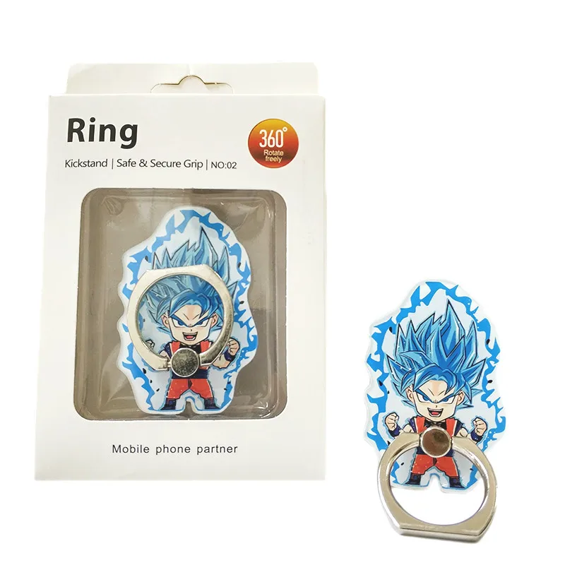 dragon ball super broly ultra instinct goku phone ring vegeta gogeta mobile phone ring 360 degree smart holder stand free global shipping