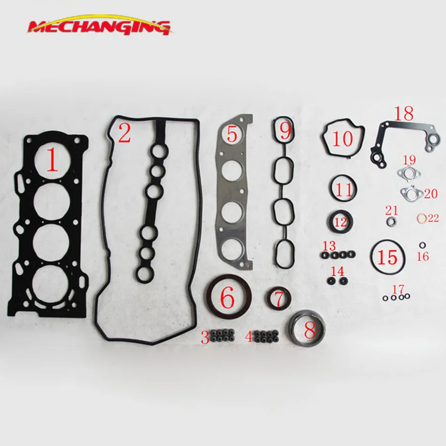 Для TOYOTA CELICA COROLLA AVENSIS VVTi 1 8 1ZZFE металлический полный комплект комплектов для