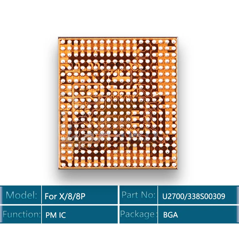 

100% New U2700/338S00309-B0 PMIC PMU For iPhone 8/X/8 Plus/8Plus larger Big Main Power Management Chip IC