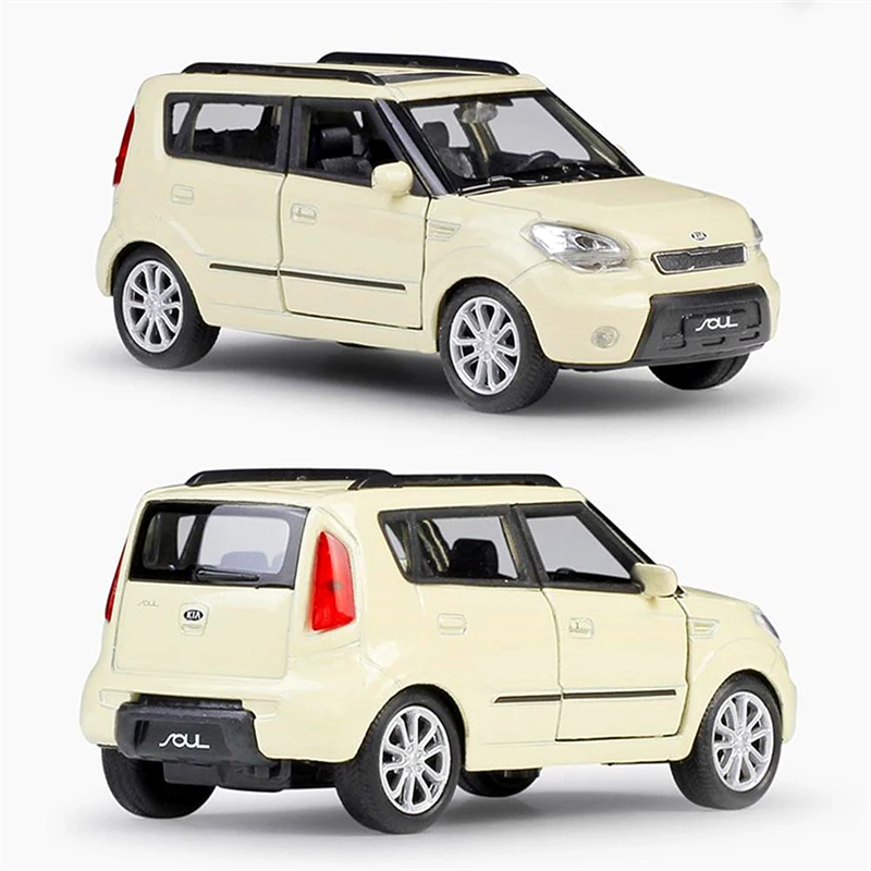 Модель автомобиля из сплава 1:36 модель Kia Soul SUV музыка и вспышка | Игрушки хобби