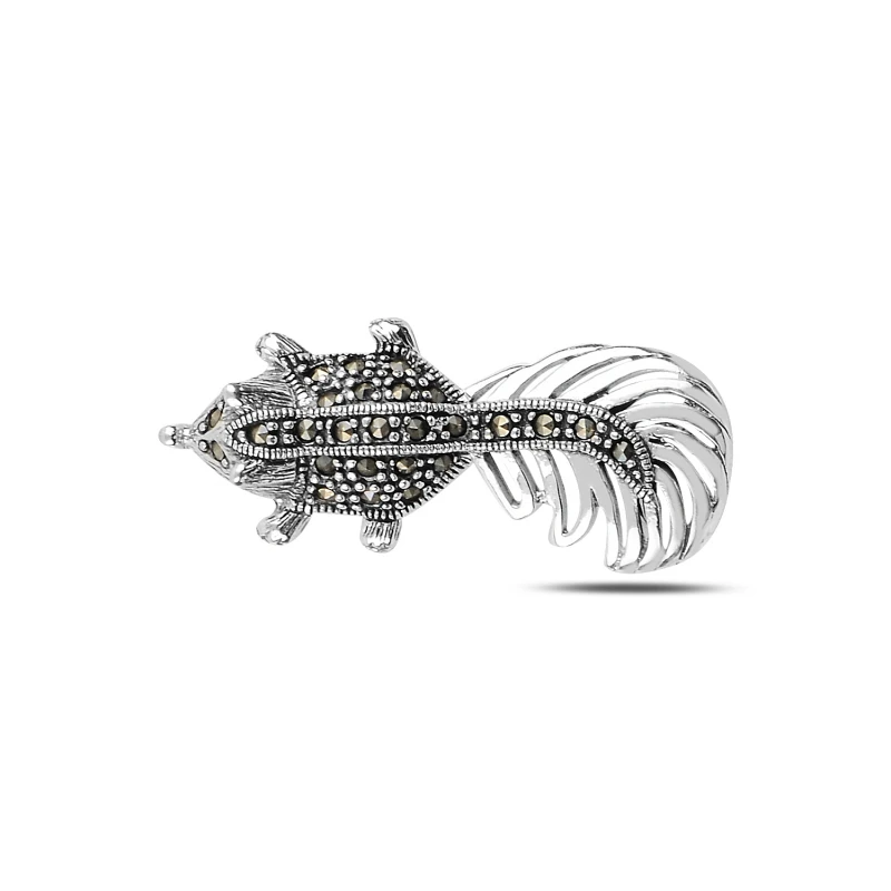 

Silverlina Silver Marcasite Sterling Squirrel Brooch