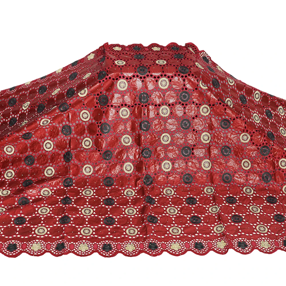 

Bazin Riche Cotton Fabric African Ankara Fabrics Embroidery Textile tecidos para costura 2020 High Quality Wedding Bazin 5 yards