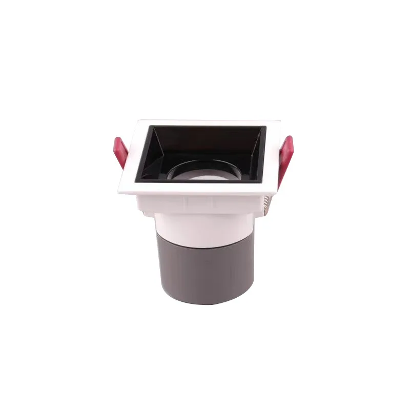 

Square Spotlight Hotel Wall Washing Spotlight Led Anti-Glare Headless Lamp Embedded Ceiling Open Square Downlight