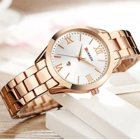sk relogio feminino rose gold womens watch top brand luxury stainless steel strap lady wristwatch female clock for women 2021