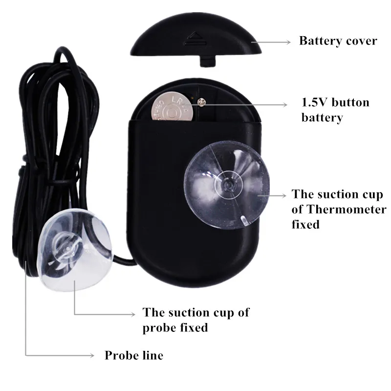 Цифровой термометр аквариумная рептилия Террариум измеритель температуры