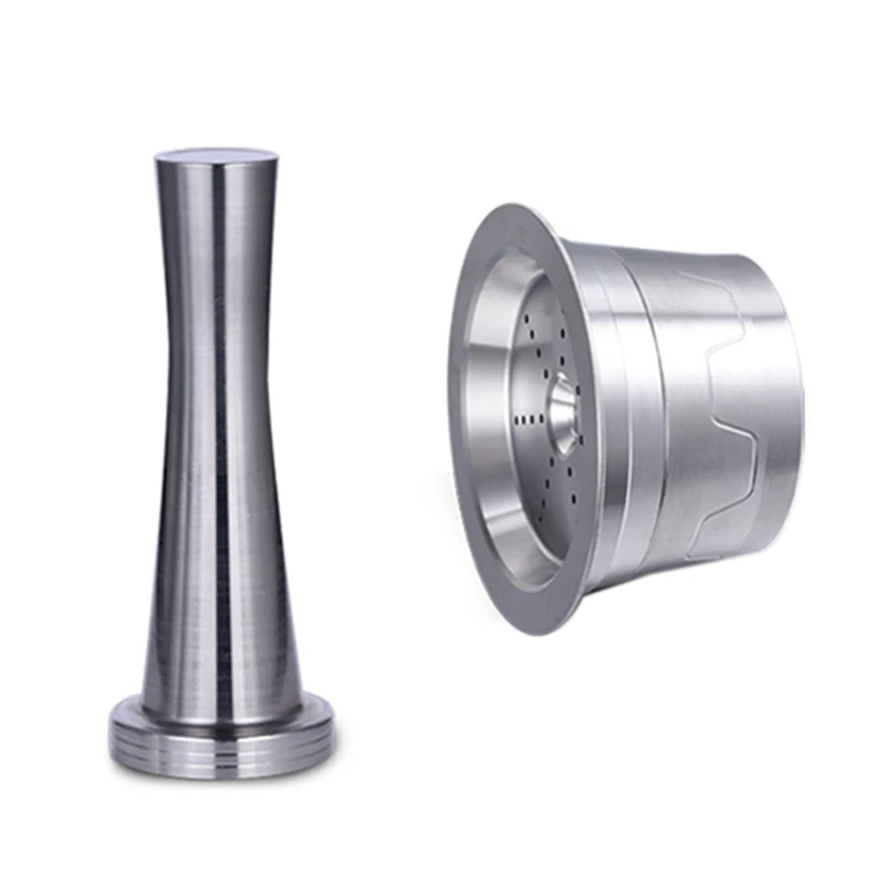 

3Pcs Reusable Coffee Capsule Filter Cup Baskets for Verismo /KFEE /CBTL Replacement Coffee Pods Cup Coffee Powder Hammer