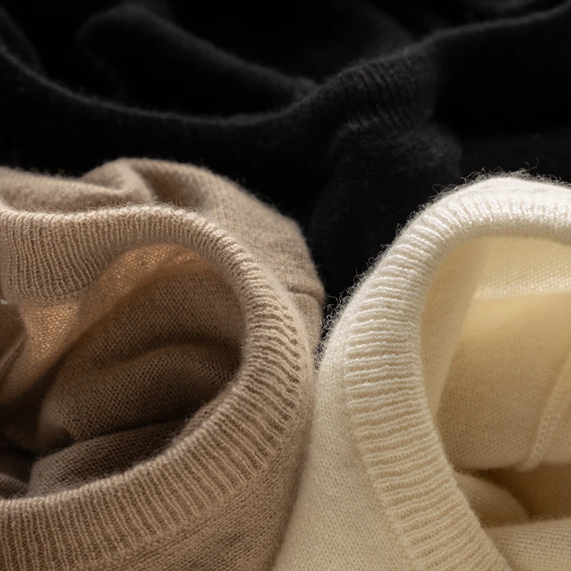 

2020 new autumn and winter sweater thickened loose Korean style pure cashmere sweater women's base shirt hooded knitwear