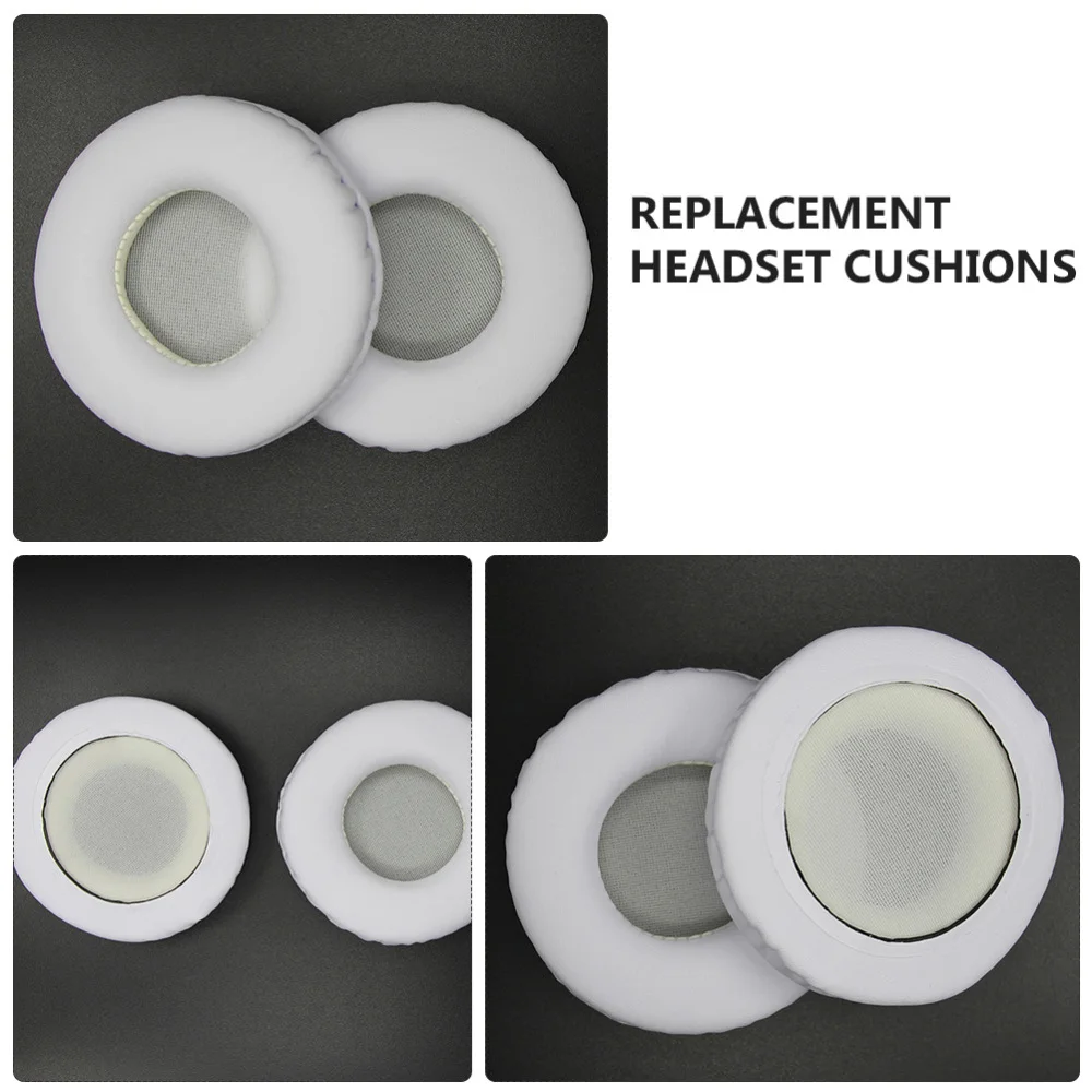 

1 Pair of Comfortable Headphone Sleeves Fashionable Round Headphone Pads