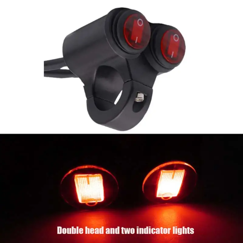 Кнопка управления на руль мотоцикла из алюминиевого сплава одиночный/двойной