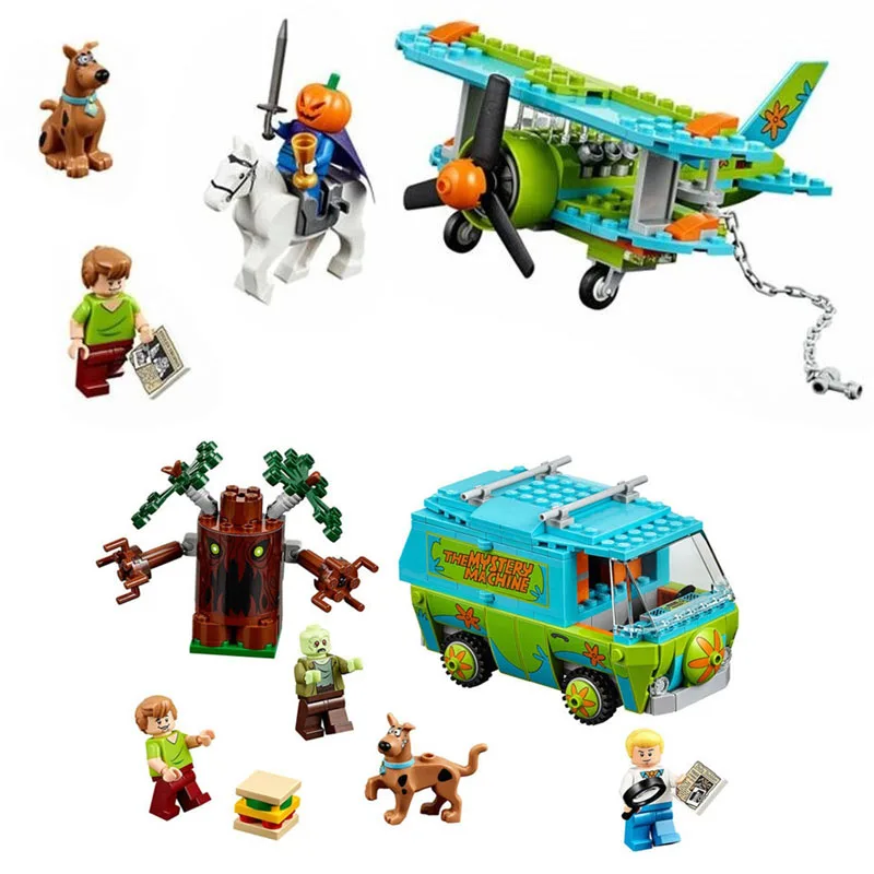 Новинка 10432 &amp 10430 10429 10428 Scooby таинственная машина автобус город строительные