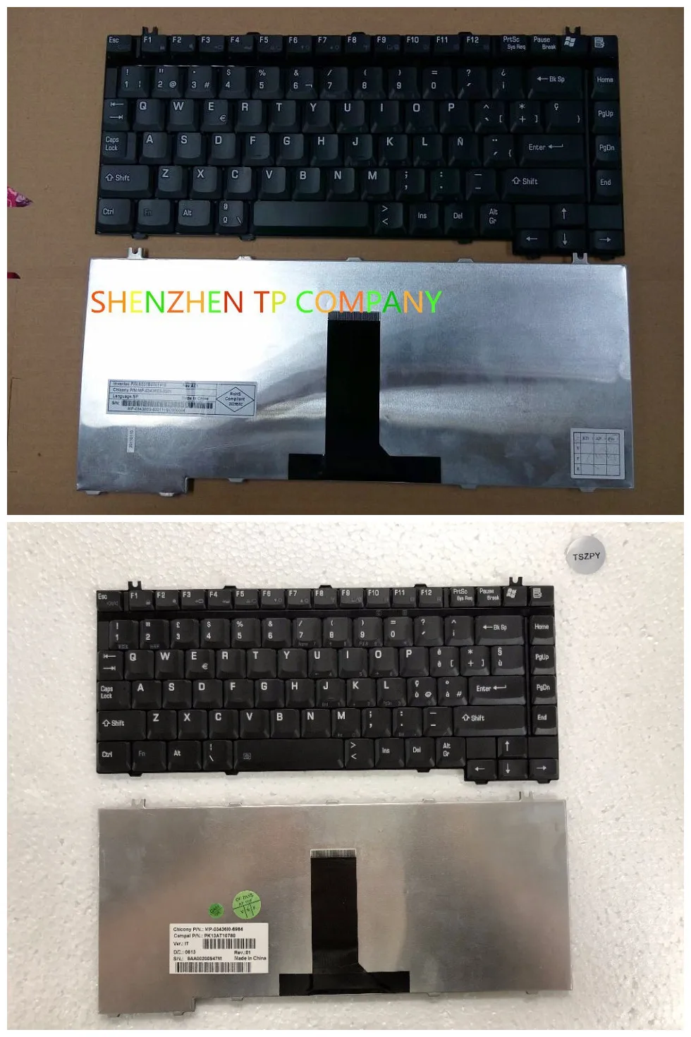Brand New klawiatura do laptopa Toshiba A10 A15 A20 A30 A50 M30 A100 włoski/US wersja czarny wymiana