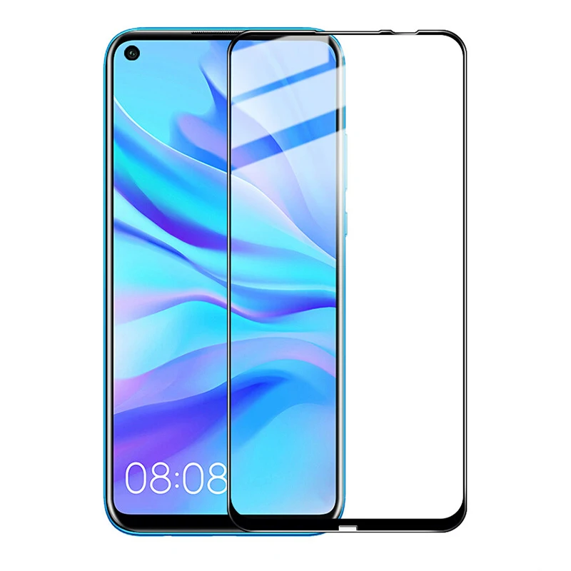 50 шт. закаленное стекло с полным покрытием для Huawei P20 Pro P30 Lite Nova 5 5i Honor 9X 20 Y6 Y7 Y9 2019 |