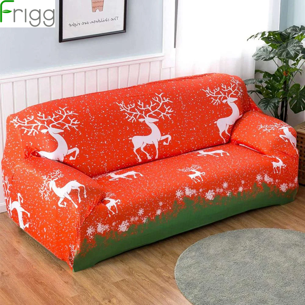 Рождественская накидка на диван 1/2/3/4 сиденья рождественские украшения для дома
