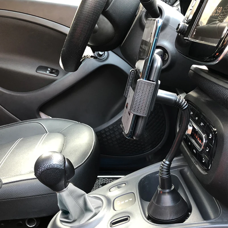 Автомобильный держатель для чашки телефона базовая кнопка кронштейн Smart fortwo forfour