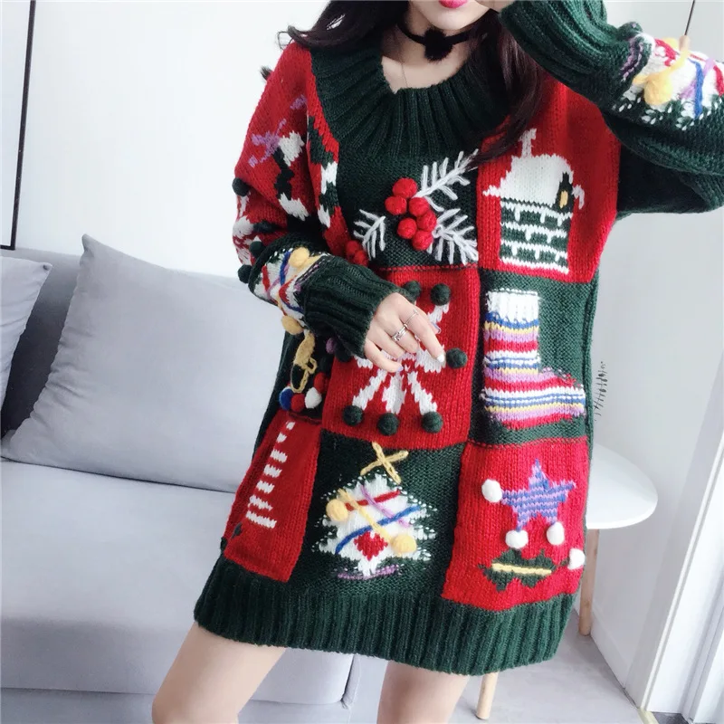 Хит продаж свитер модель 2018 года зимние сапоги с объемными шариками в виде