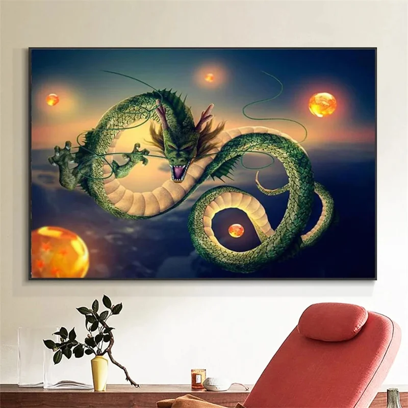

Modern Flying Dragon Animal Art Canvas Painting Posters Prints Living Room Wall Art Decorative Pictures for Room Home Decoration