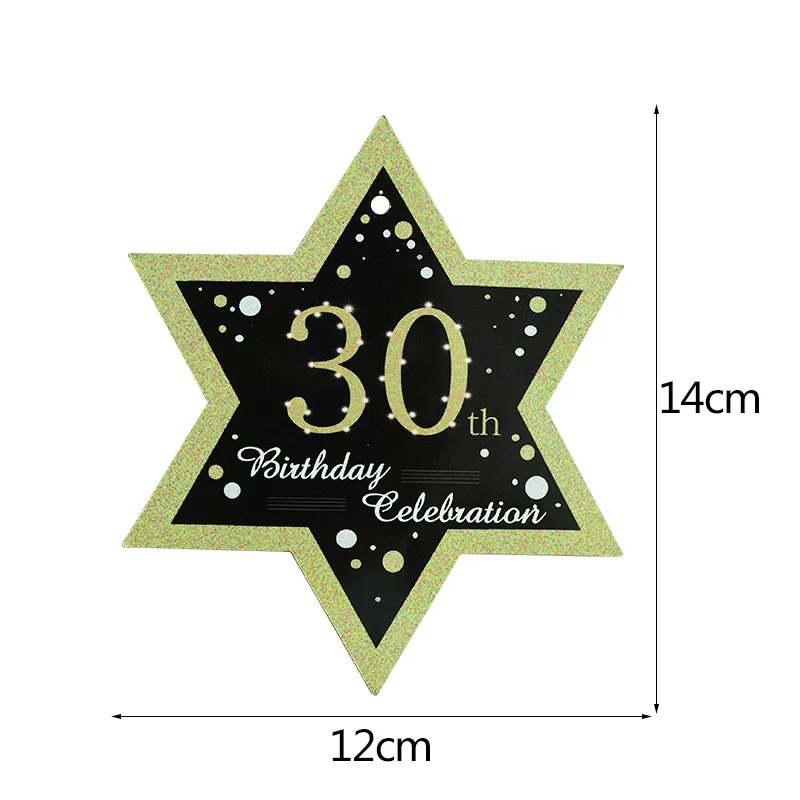 売る 大人の誕生日パーティーの装飾,スパイラルサプライ,バナー,18 21 30 40 50 60歳の誕生日の飾り,8個