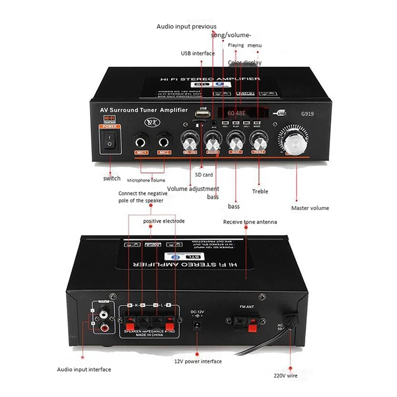 

Hi-Fi Bluetooth 5,0 , 12 /220