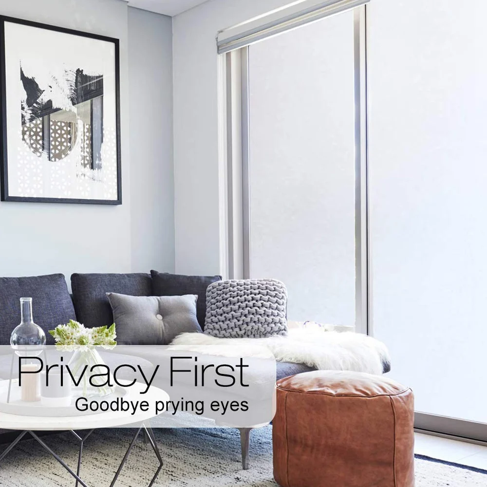 Защитная пленка на окно матовая белая защитная антипригарная для офиса