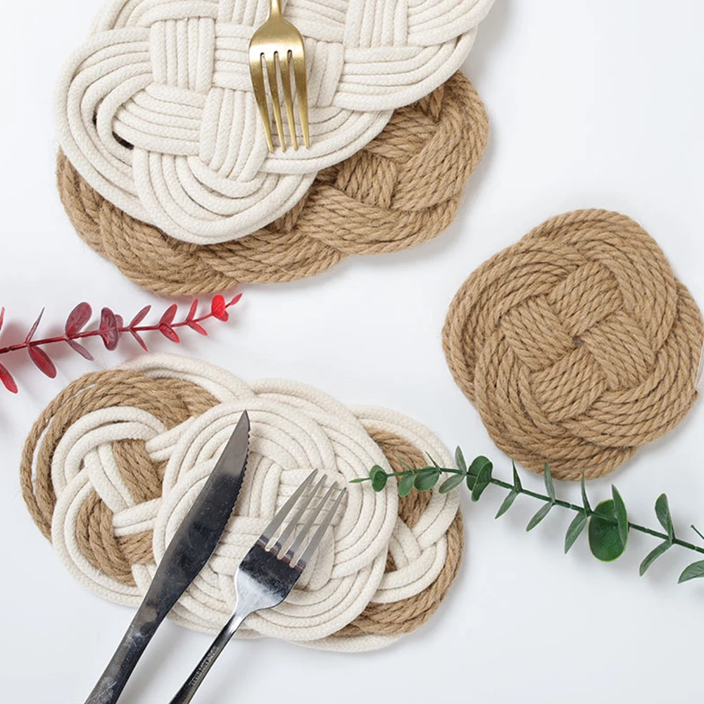 Разноцветные овальные коврики для стола Нескользящие Изоляционные Коврики Из