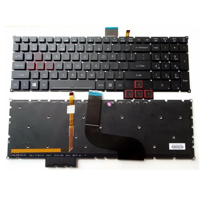 Новинка для Acer Predator G9 791 791G 591 591R 591G 793 593 792 клавиатура с подсветкой США|Клавиатуры