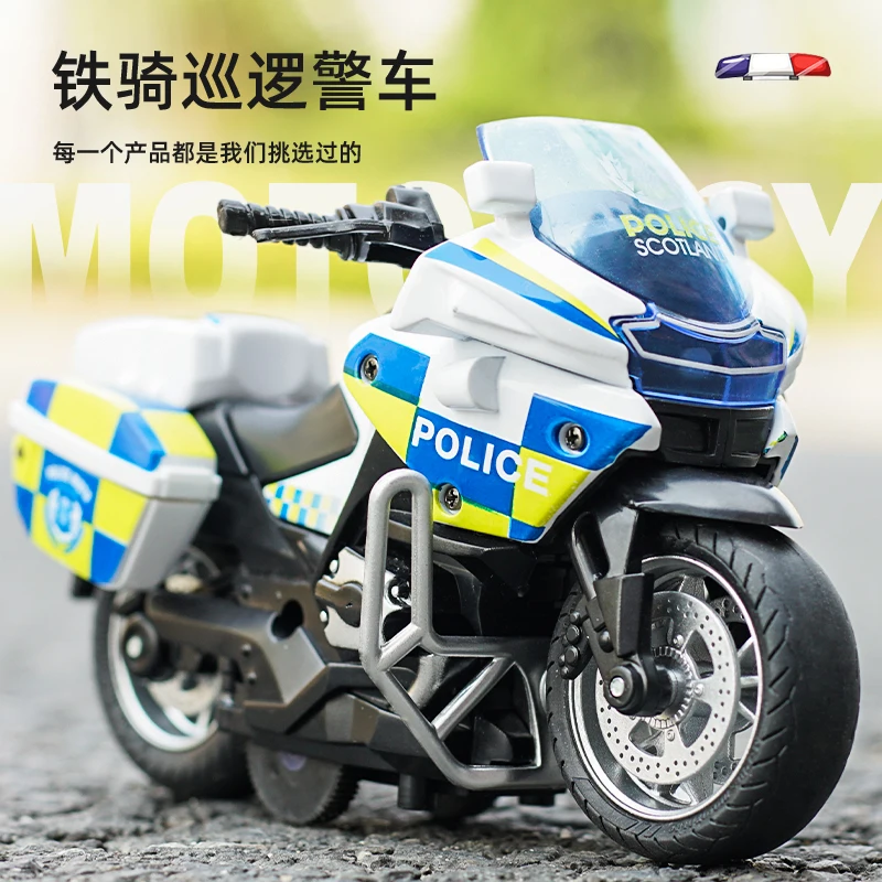 

Toys Player 3 Colors 1:14 Alloy Pull Back B Motorcycle Car With Light And Music