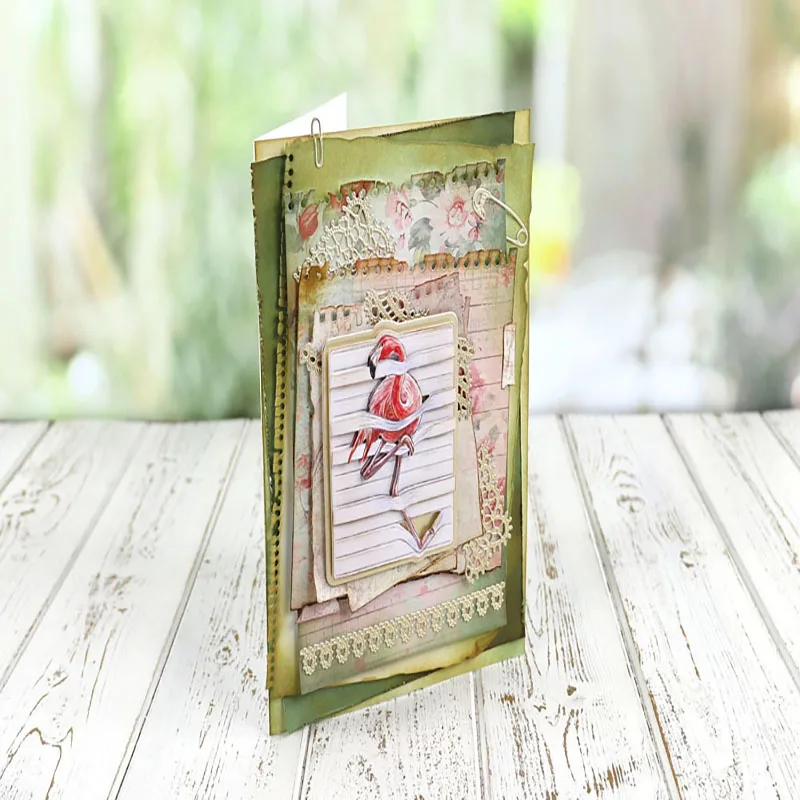 Новинка 2021 набор металлических вырубных штампов с краями для рукоделия