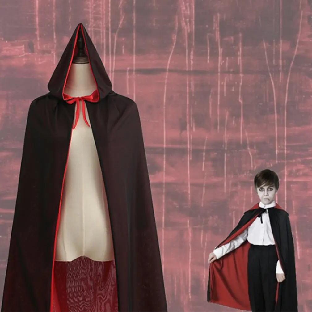 Плащ-накидка на Хэллоуин с капюшоном для мужчин женщин девочек и мальчиков |