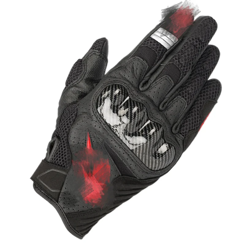 

Alpine Road Gloves SMX-1 AIR V2 Summer Motorcycle Gloves Screen Touch Carbon Motocross Guante Moto Leather Mountain Bike Guantes