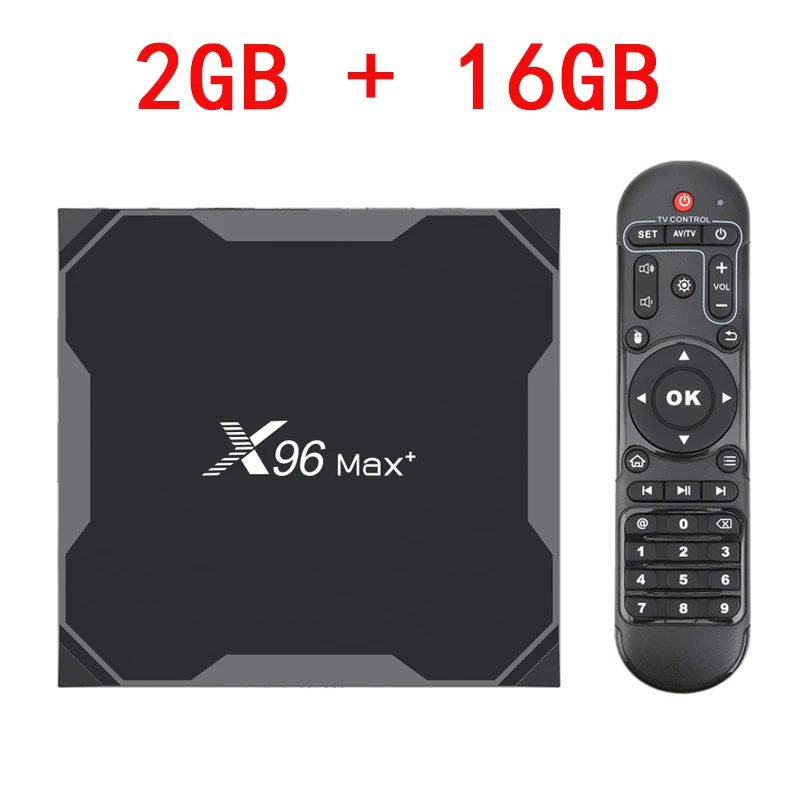 X96 Max PLUS Smart tv BOX Android 9,0 четырехъядерный процессор Amlogic S905X3 4 ГБ 32 ГБ 64 Гб 2,4G и 5 ГГц Wifi BT 1000M 4K телеприставка X96 Max X2 - Цвет: 2GB 16GB TV BOX
