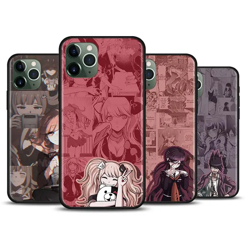 

Danganronpa Cartoon Silicone Phone Case For iPhone 11 12 13 Pro 12 Mini X XS Max XR 7 8 6 6S Plus SE 2020 Soft Cover Coque Funda