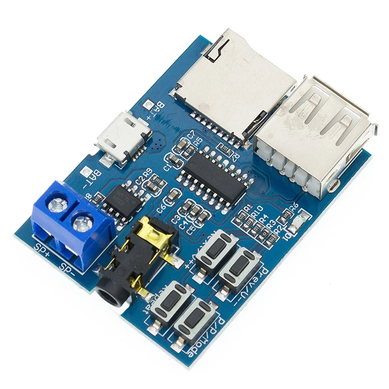 10 шт. TF-карта U-диск родительский MP3 модуль стандартный аудиоплеер | Электронные