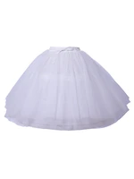 lolita skirt boned white skirt layered organza petticoat bottom