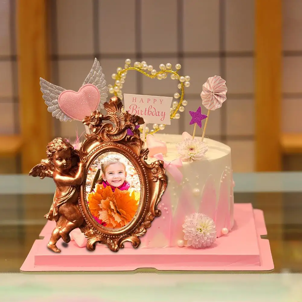 Силиконовая форма Ангел для фоторамки сделай сам украшение шоколадного торта