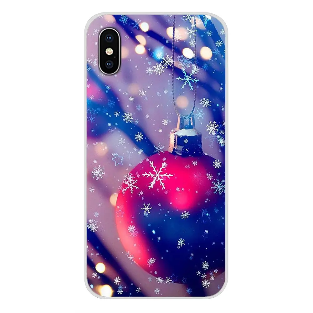 Accessories Cover For Apple iPhone X XR XS 11Pro MAX 4S 5S 5C SE 6S 7 8 Plus ipod touch 5 6 Winter Merry Christmas Colorful Cute | Мобильные