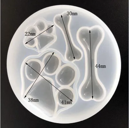 Милый Кот в виде медвежьей лапы кости УФ отверждаемая эпоксидная смола клей на