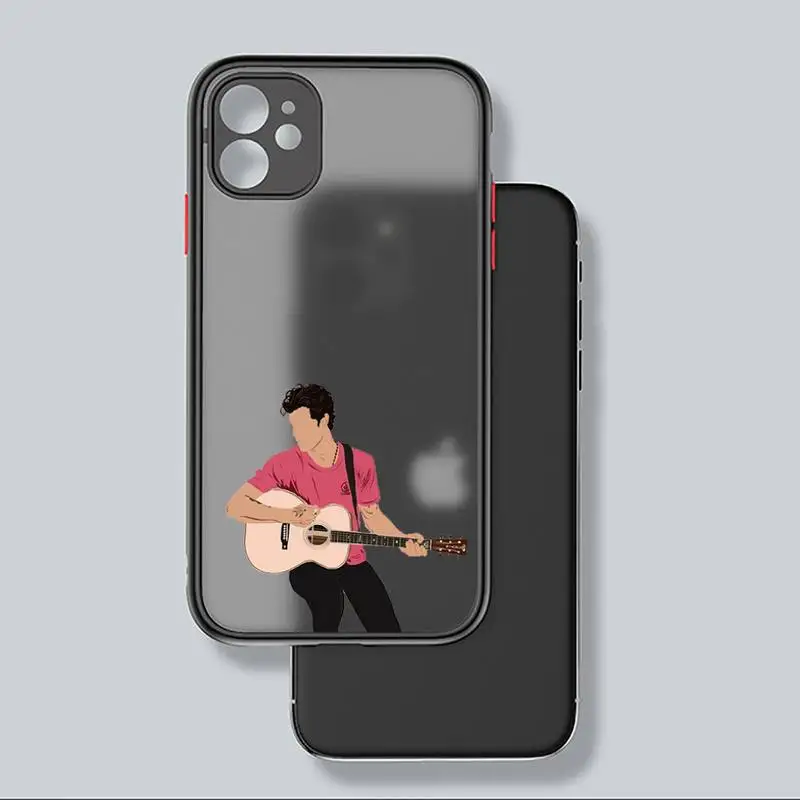 

Canadian male singer Shawn mendes Phone Case matte transparent For iphone 7 8 11 12 plus mini x xs xr pro max cover