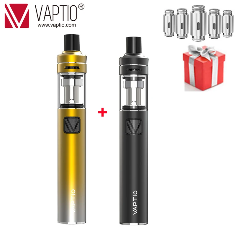 Two PALO KIT Электронная сигарета испаритель ручка 2100 мАч Vaptio P1/PALO комплект с 50 Вт встроенный аккумулятор 2,0 мл распылитель подходит 510 резервуар с резьбой - Цвет: Two PALO KIT