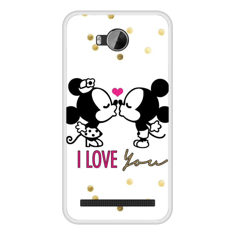 Case Cover for Huawei Y3II Y 3 II Soft Silicone TPU Mickey Minnie Patterned Paint Y3 2 LUA L21 Phone Cases |