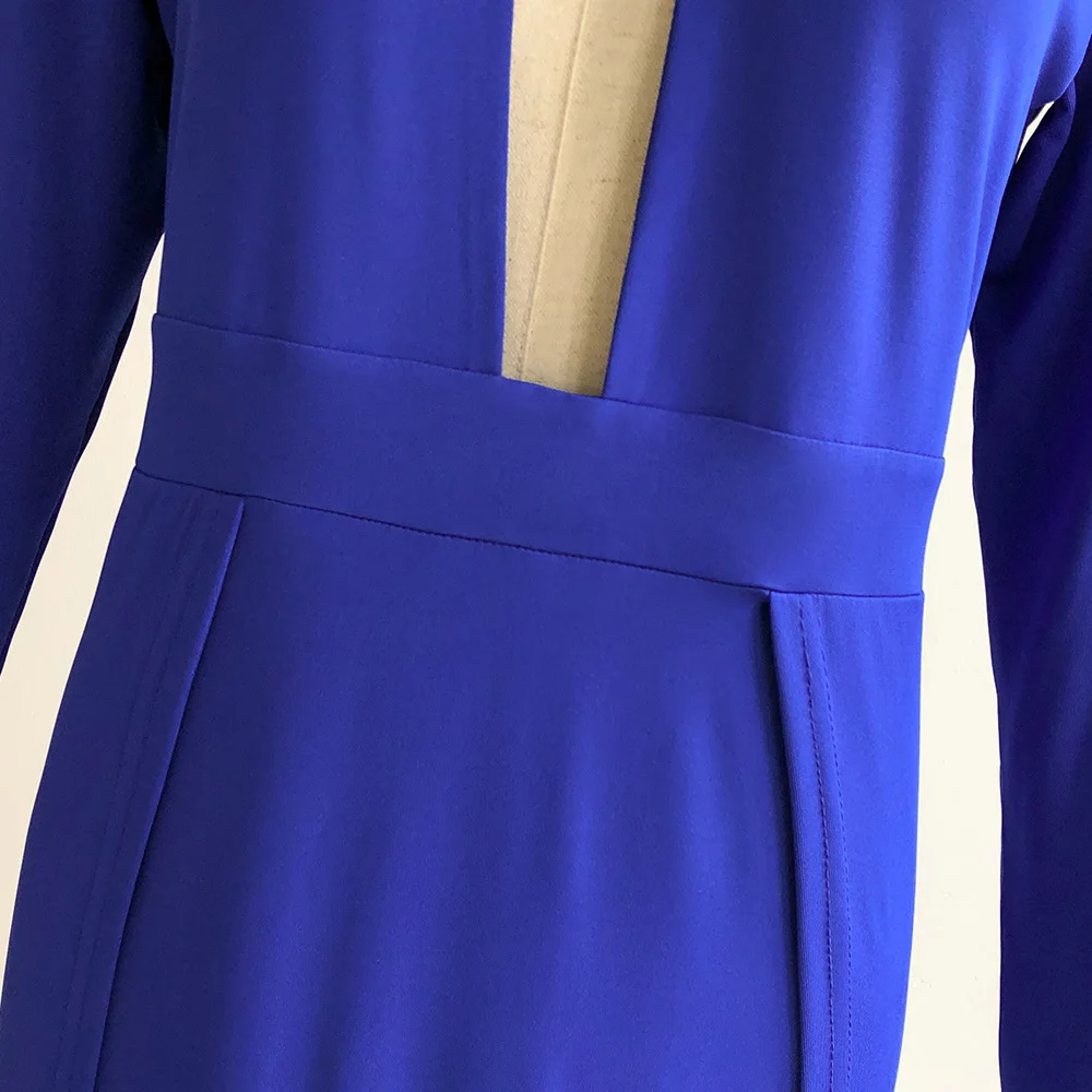 

New Fashion Sexy Elegant Party Off-Shoulder Deep V Split Expansion Skirt Dress Autumn And Winter 2020 Evening Gown Three Color