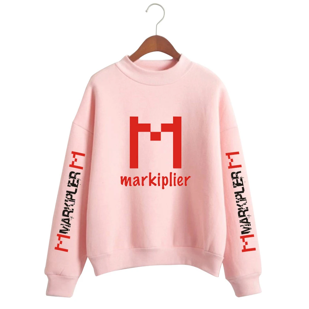 

Markiplier Fashion Print Turtleneck Sweatshirts Women/Men Long Sleeve Sweatshirts 2020 Hot Sale Casual Streetwear Clothes