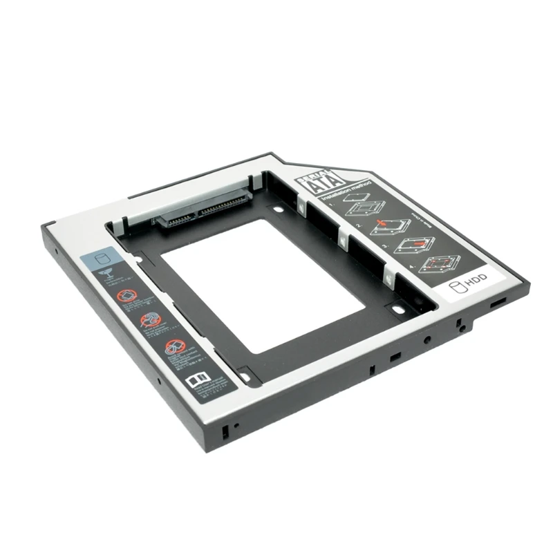Универсальный 1 шт. 9 5 мм SATA 2nd HDD SSD жесткий диск Caddy для CD DVD-ROM Optical Bay | Электроника