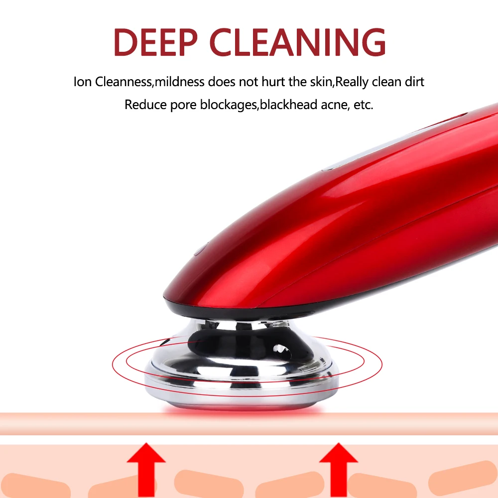 Новый RF радиочастотный EMS прибор для красоты лица светодиодный синий красный