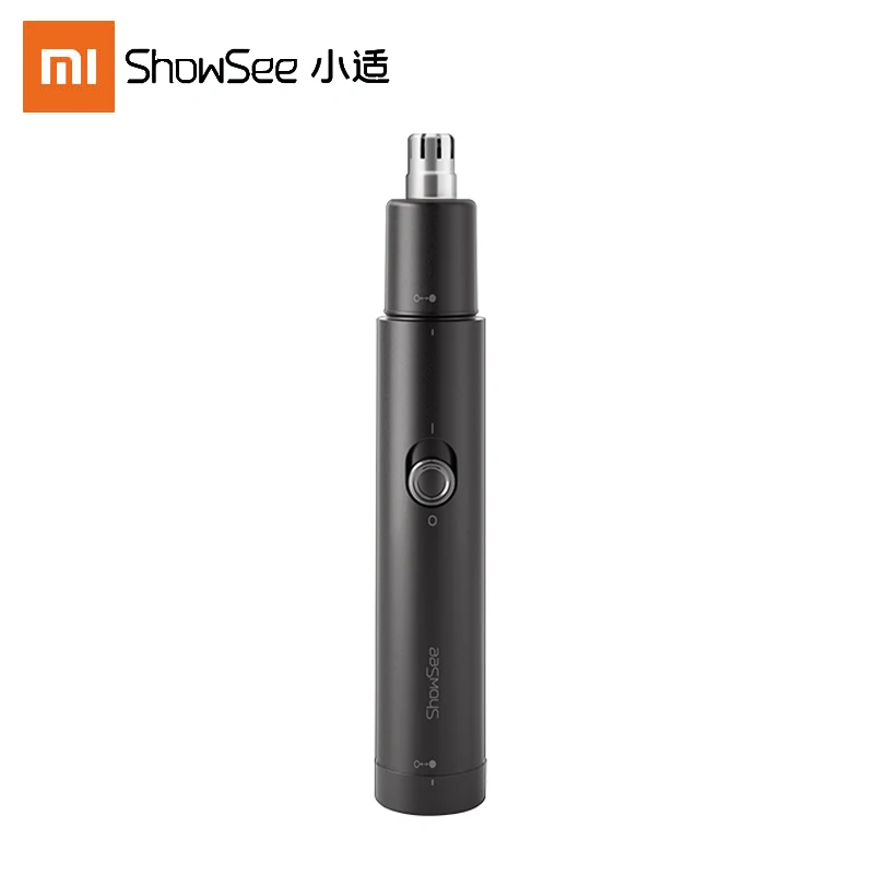 Электрический мини-триммер Xiaomi Showsee, съемный триммер для волос в носу, промывка водой, независимая режущая головка, изысканный и маленький - изображение