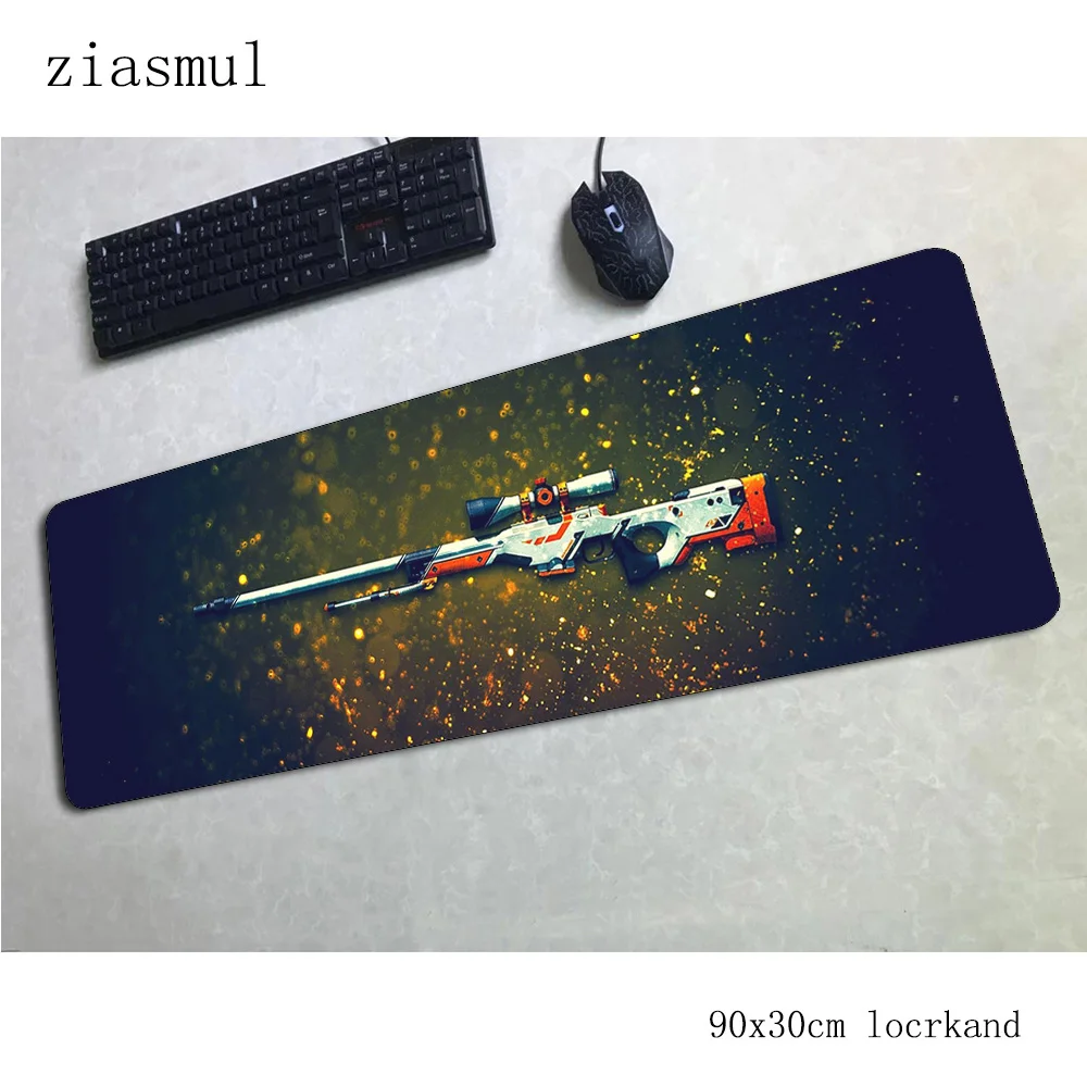 Csgo padmouse 900x300x3 мм игровой коврик для мыши ПК геймер компьютерный стол симпатичный